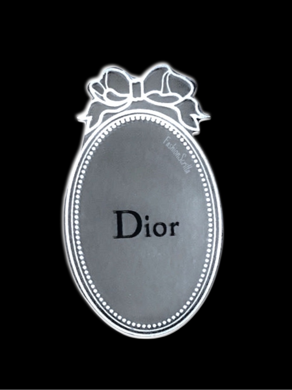 Dior Vintage Christian Dior Hand Mirror Logo Ribbon detail